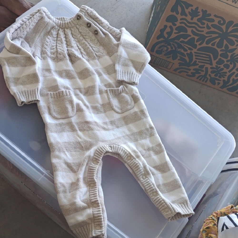 Cat & Jack Cozy Knit Baby Sweater